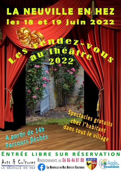 Rendez vous au théâtre à La Neuville en Hez 2022